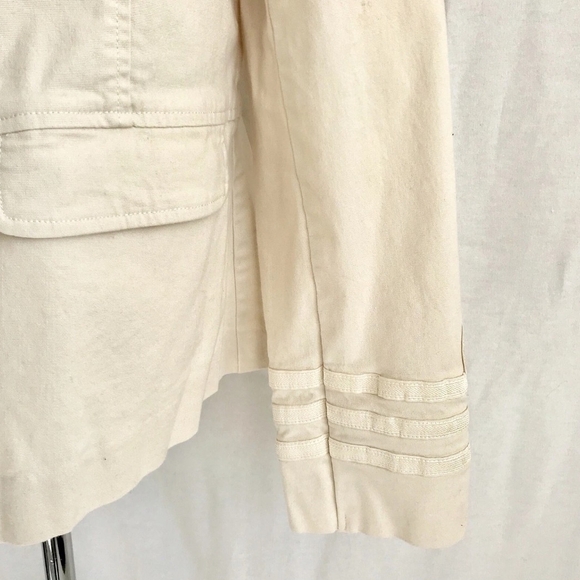 Lauren Ralph Lauren Women’s Green Label Cream Light Jacket Blazer Size 14 - Picture 4 of 10